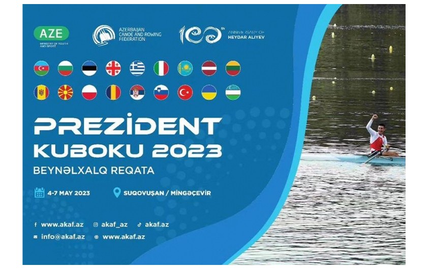 20-dək ölkənin avarçəkənləri &ldquo;Prezident Kuboku-2023&rdquo; reqatasında bir araya gələcək